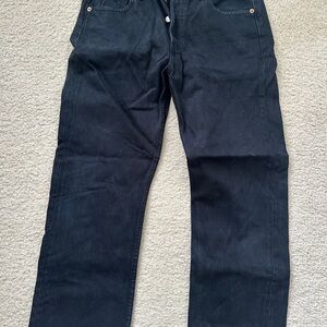 Button up Levi’s Black Jeans